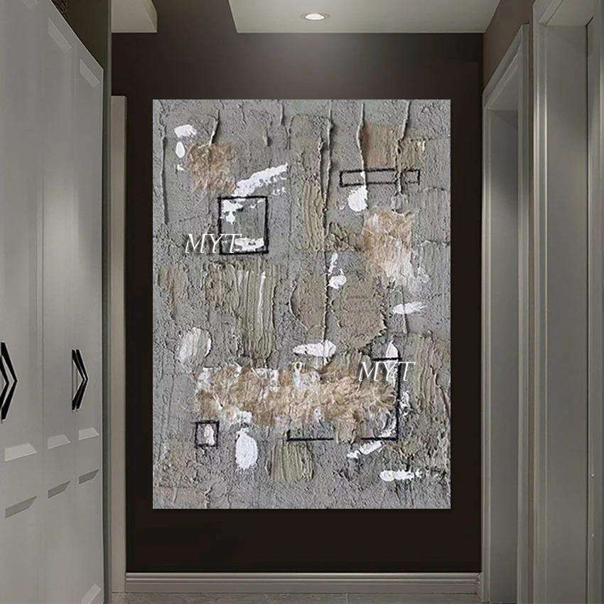 

Texture Acrylic Decor Picture Drawing Wholesale Cheap Unframed Canvas Abstraction Contemporary Wall Art Oil Painting For Bedroom