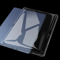 Durable Shockproof Airbags Tablet Case with Clear TPU Back Cover - Surface Pro 8 (Clear)