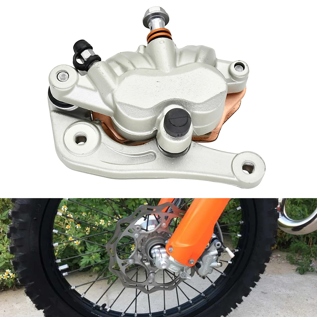 KTM SX SXF EXC EXCF 125 250 300 350 450 CNCリアキャリパーガード