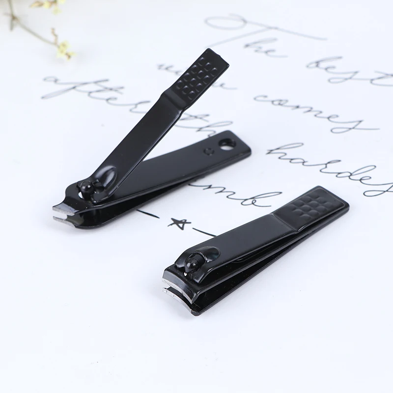 1PC Professional Black Stainless Steel TOE Nail Cutter Nails Trimmer Clipper Machine toe nail clipper nail clippers