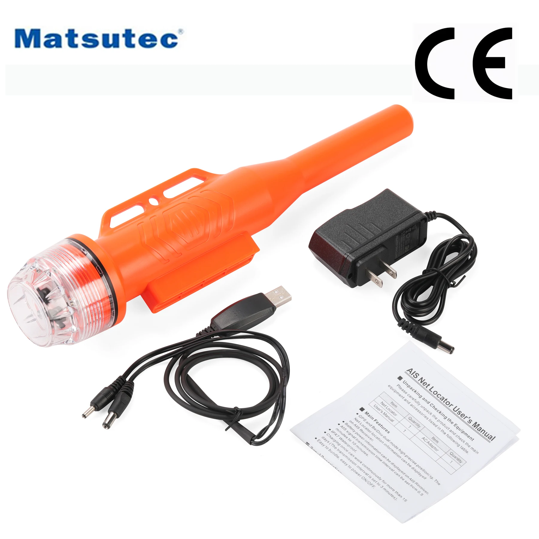 Marine AIS Transceiver Marine GPS Navigator Matsutec HAB-130 Marine Boat Fishing boat Positioning apparatus AIS Fishing Net with Antenna IPX7 GPS Anti-lost Tracker Locator