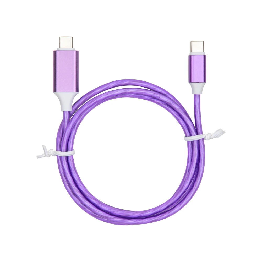 스 트리머 1M USB 타입 C-USB-C PD 화웨이 P40 용 고속 충전 케이블 삼성 S9 타입-C-아이폰 iPad 용 8 핀 데이터 충전 코드