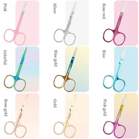 1pcs Eyebrow Scissor Eyelash Trimmer Facial Hair Remover Stainless Steel Nail Cuticle Manicure Scissor Beauty Makeup Tool 2