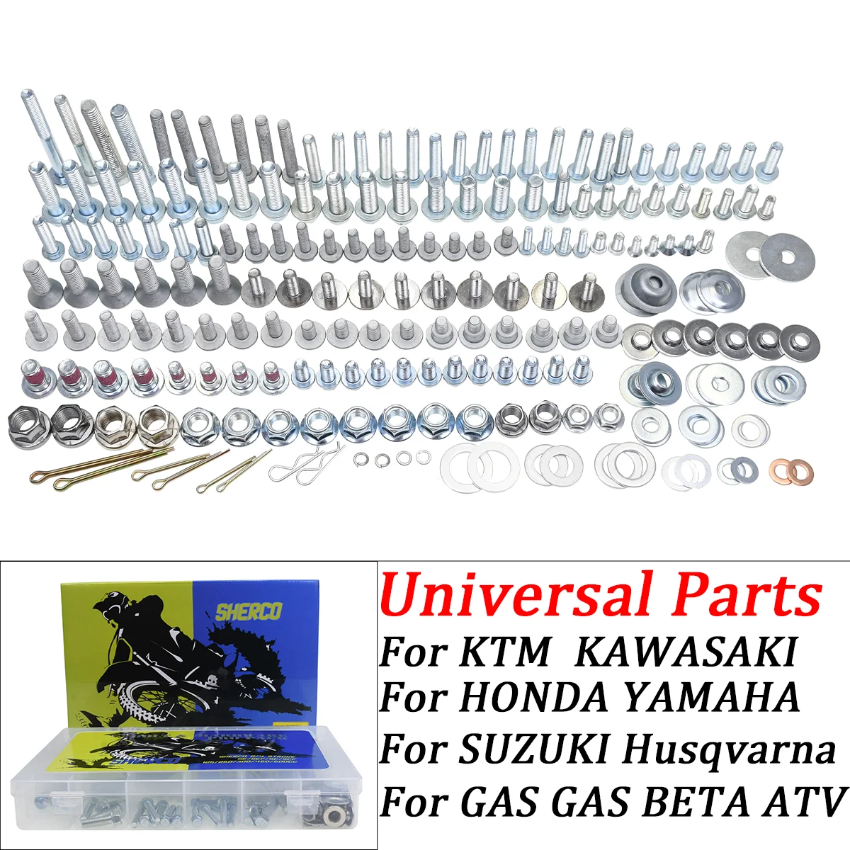 Hardware-Bolzen-Vollkunststoff-Befestigungssatz für SHERCO SC SCF SE SEF SEF-R SE-R SE-Factory SEF-Factory 125-500 2013–2025 Dirt Bike