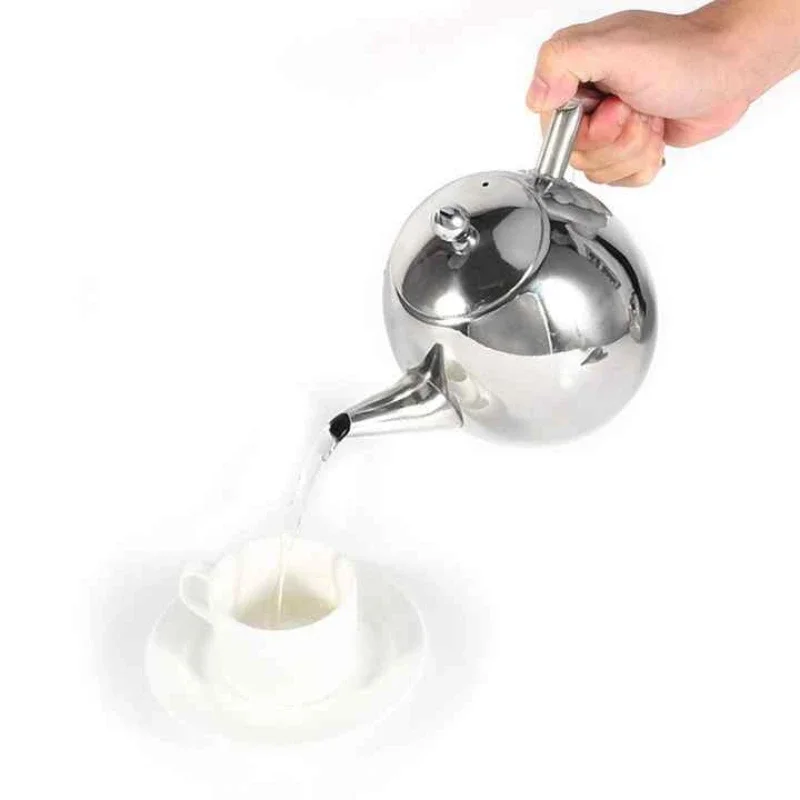 

Chinese Tea Set Teapots to Boil Water Kettle Stainless Steel Teapot With Infuser for Tea Strainer Teaware Kitchen Dining Bar