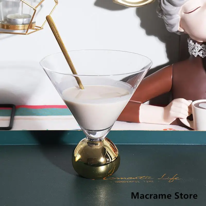 Luxury Diamond Goblet Glass Wine Glass glass Spirit glass creative personality diamond-encrusted whis