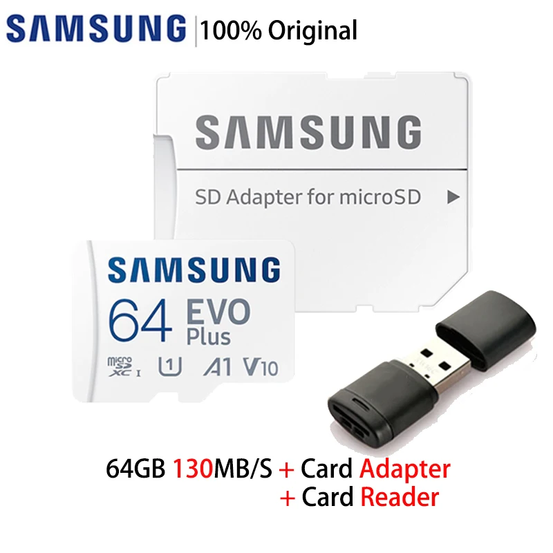 Scheda Micro Sd Samsung Originale Ad Alta Velocità 64Gb 128Gb Class10 Scheda Di Memoria Sdxc Uhs-I 4K Hd Per Registratore Di Guida Scheda Del Telefono
