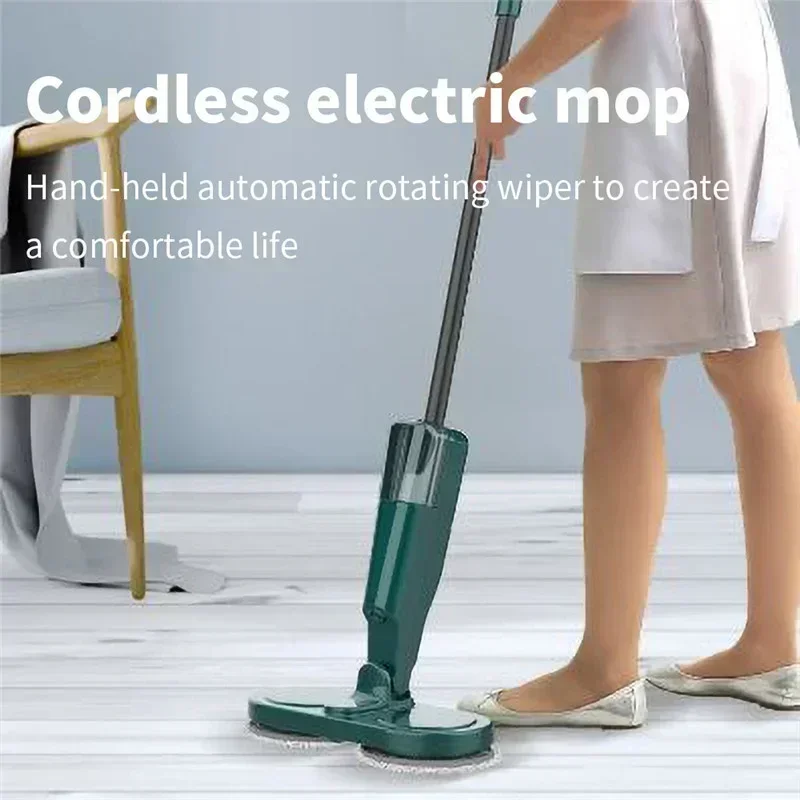 Electric mopping machine. New household wireless water spray humidification handheld mopping sweeping all-in-one machine. 4