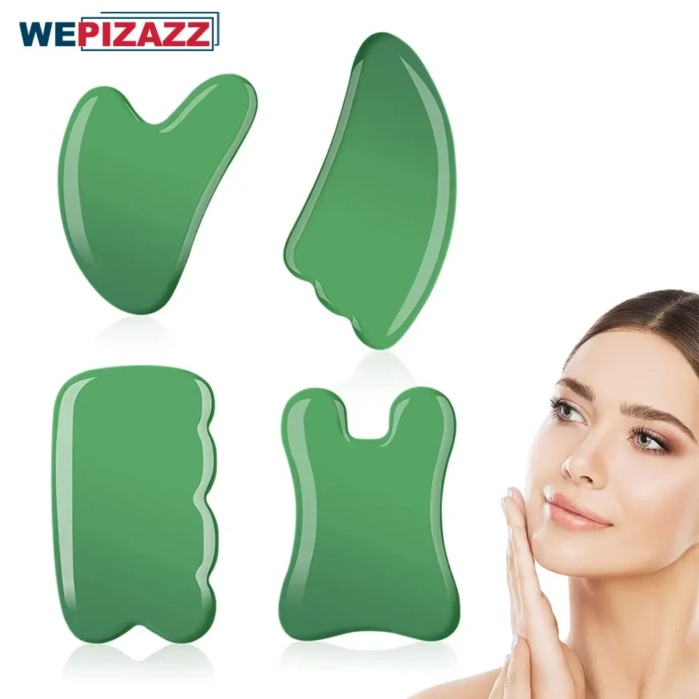 Gua Sha Scraping Massage Tool, Natural Resin GuaSha Tool Massage Tools for Face Back and Neck Release, Reduce Body Muscle Pain 7pcs set fep release film 200 x 140mm sla lcd fep film sheet for photon resin 3d printers thickness 0 15mm