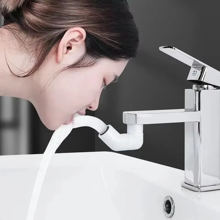 Kitchen Faucet Rotatable Extender Sprayer Universal Connector Adapter Kitchen Tap Bathroom Faucet Creative Faucet Extender