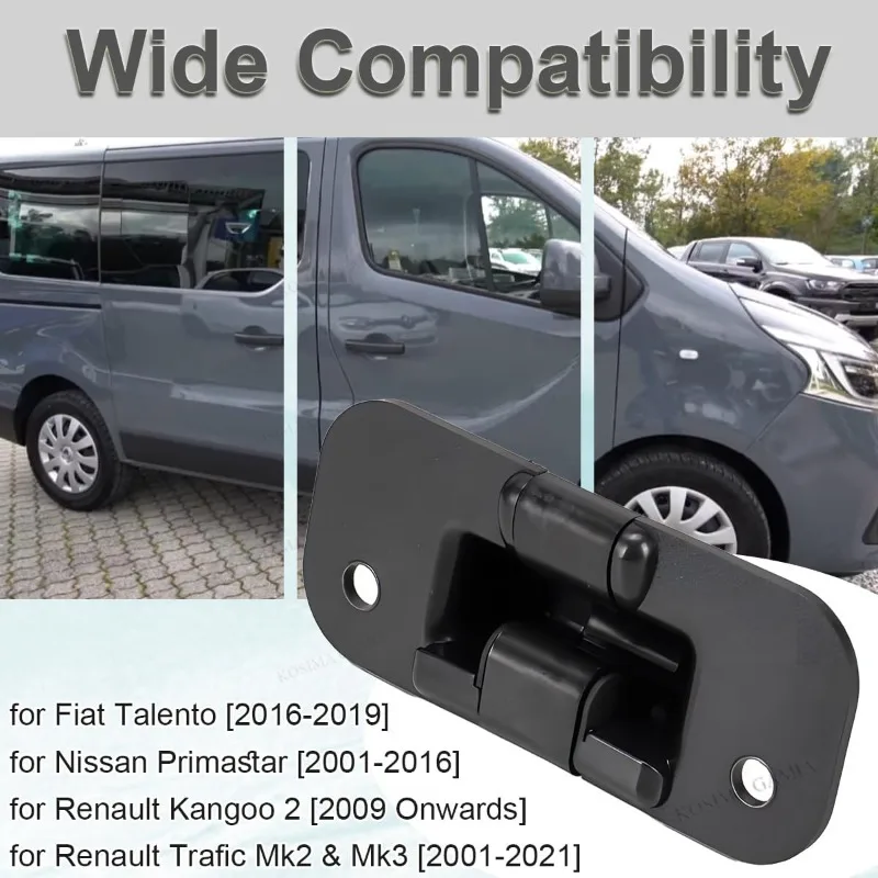 Vauxhall Vialgar Renault Trafic Mk2&Mk3 슬라이딩 도어 파인더 여성용 소켓 도어 장착형 슬라이딩 도어 로케이터 호환 가능