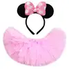 Pink Minnie Tutu Skirt for Toddler Baby Girls Fluffy Tutus for Birthday Party Child Tulle Skirts for Girl Kids Halloween Costume