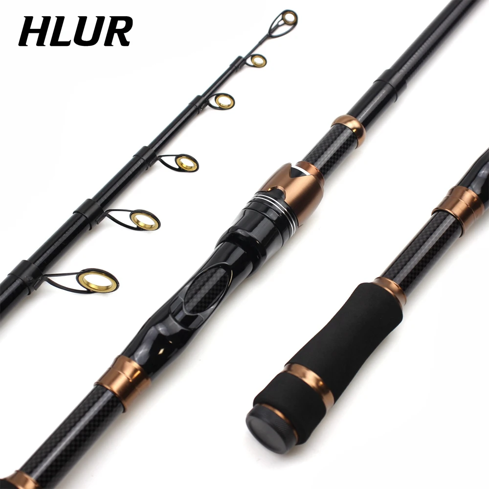 

Телескопическая удочка HLUR, сверхлегкое спиннинговое удилище из углеродного волокна, 1,8-2,1 м, удочка, снасти