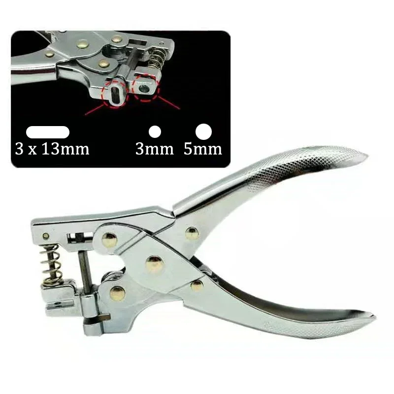 

Cutter Slot Round 5mm PVC Puncher Punching Photo Card Supplies 3mm Hole DIY Punch Paper Tools Scrapbooking Metal