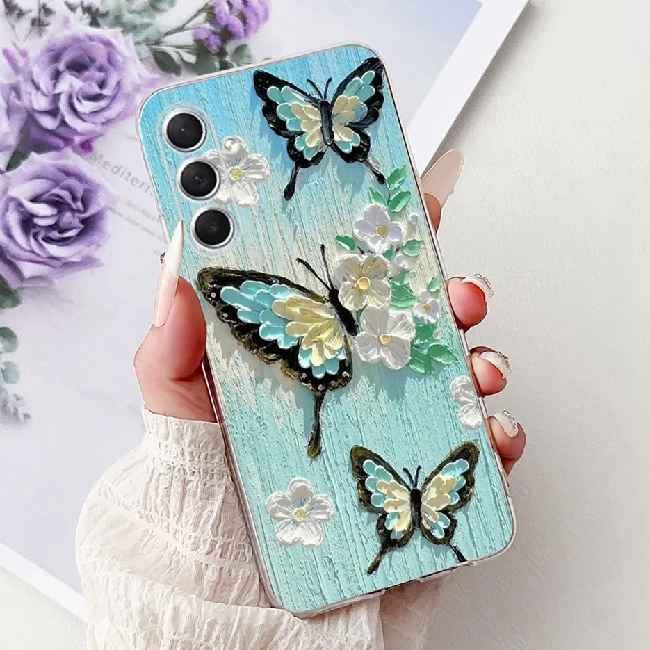 Luxury Painted Soft Slim Phone Case - Elegant Back Cover Coque
