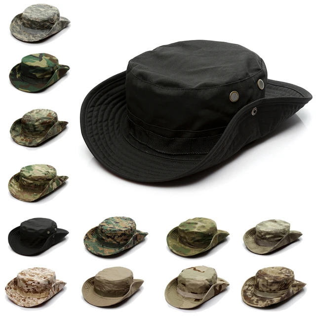 Camouflage Tactical Cap Military Boonie Hat US Army Caps Camo Men