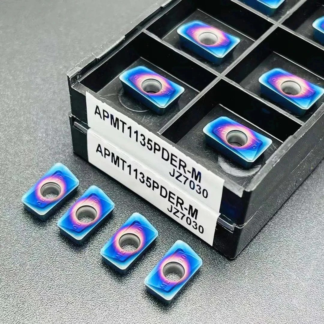 Carbide Insert APMT APKT APMT1135 APMT1604 PDER M2 H2 XM Turning Insert CNC 300R 400R High Hardness Colored Milling Inserts