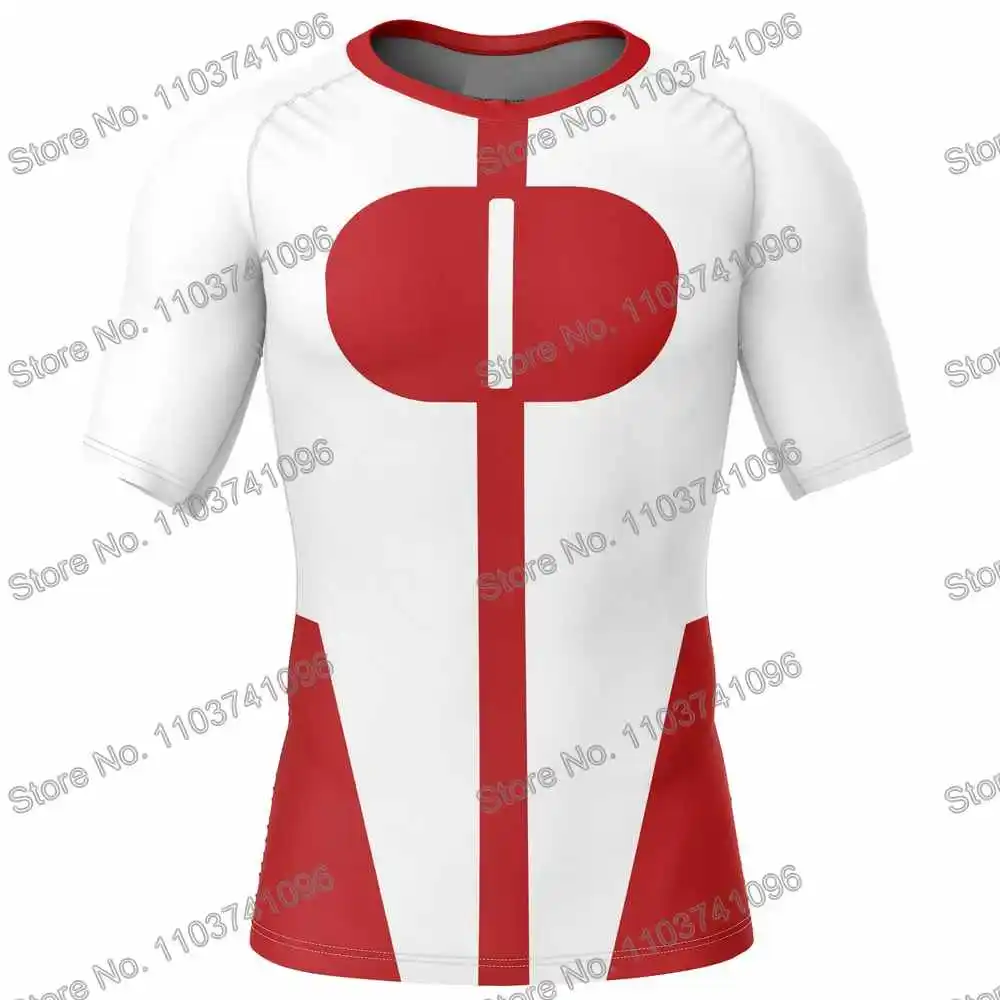 Invincible Surf Clothing BJJ MMA Men Rash Guard Short Sleeve Diving T-Shirt Tight Swimwear Summer Beach Floatsuit Women GYM Tops