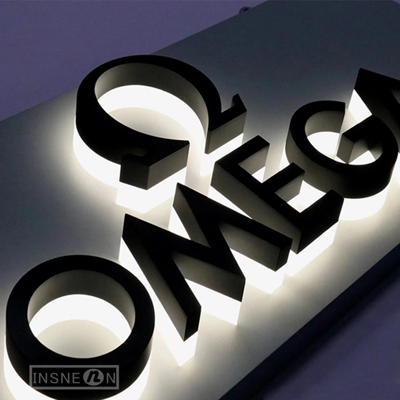 

Custom Acrylic Backlit Led 3D Letters Sign Luminous Character Outdoor Company Signage Advertising Board Office Sign Letter