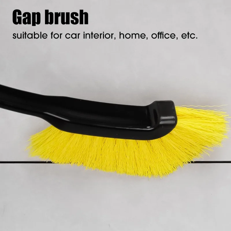 Car Wheel Tire Rim Detailing Brush Truck SUV Wheel Wash Cleaning Detail Brushes with Plastic Handle Auto Washing Cleaner Tools