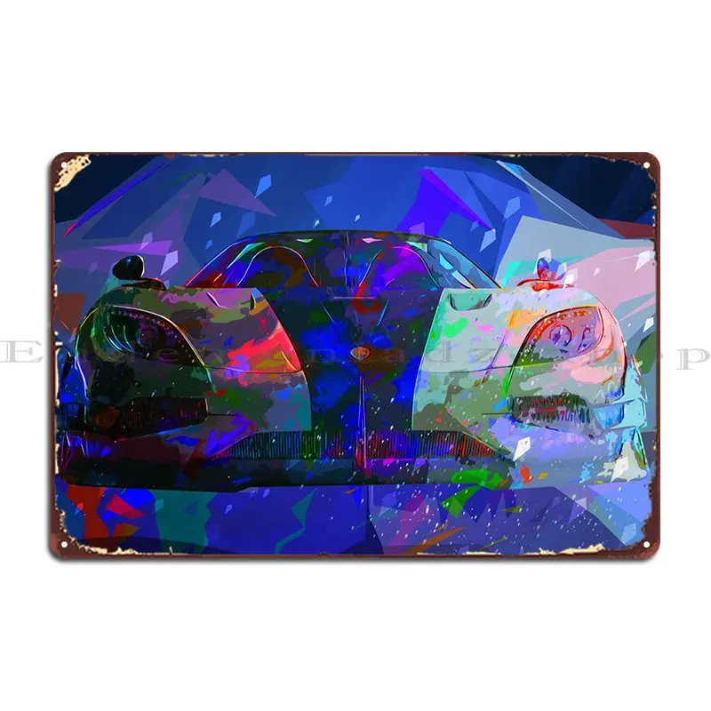 Koenigsegg Targa In Metallo Poster Cinema Retro Home Character Cinema Tin Sign Poster