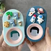 Automatic Toothpaste Dispenser Toothpaste Squeezer Dustproof Toothbrush Holder Wall Mount Home Bathroom Accessories Set 2