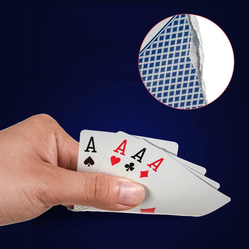 Playing Cards Black Core Paper Playing Cards Baccarat Texas Hold'em Bridge Poker 1pcs/10pcs Package