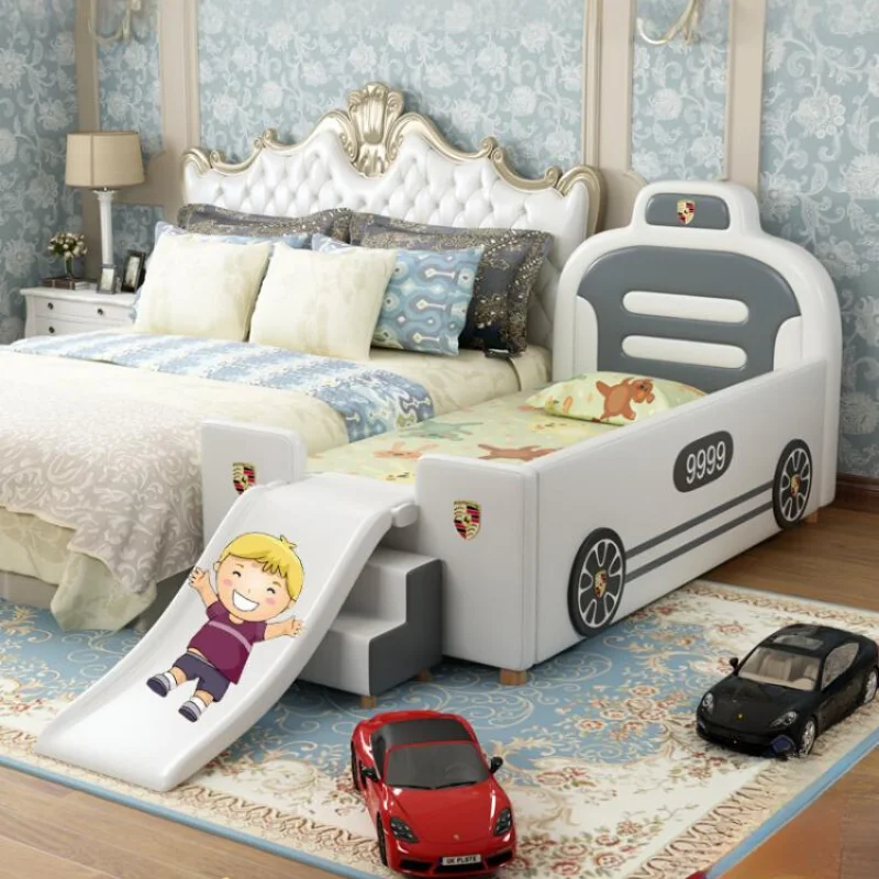 Pretty Luxury Childrens Bed Modern Elegant Villa Comferter Kids Bed Baby Loft Camas De Dormitorio Furniture Home 4