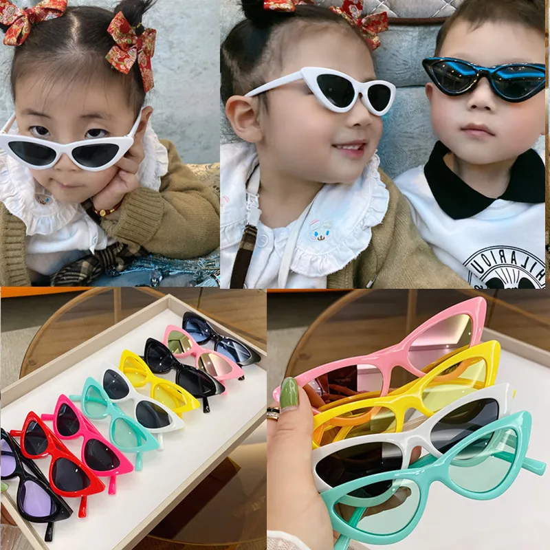 

New Kids Sunglasses For Boy Girls Toddler Lovely Baby Sun Glasses Cute Children Outdoor Eyewear UV400 Oculos De Sol