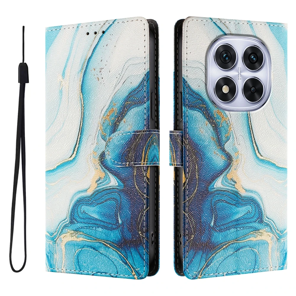 Butterfly Printed Cartoon Leather Wallet Flip Case - Stylish Phone Book Cover