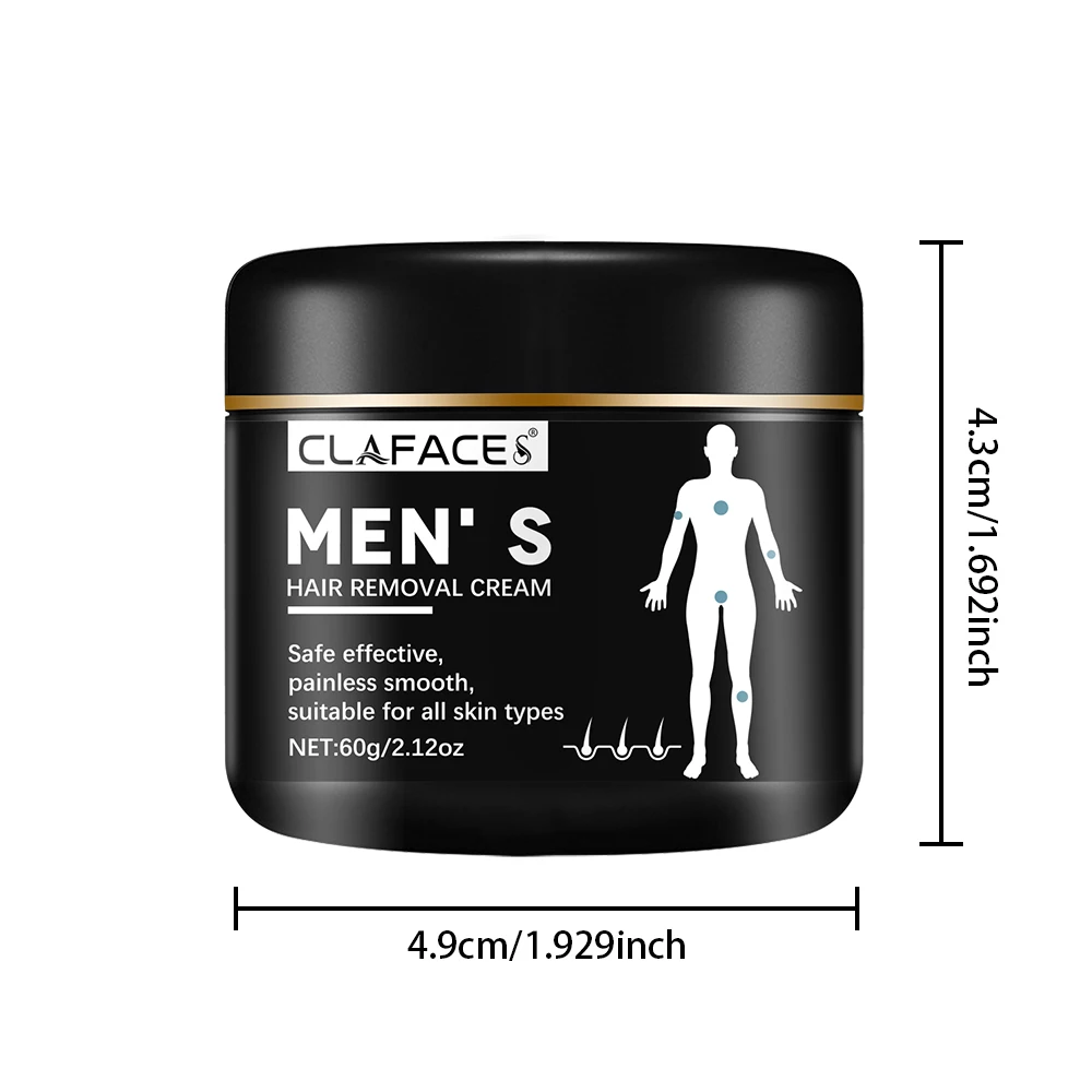 Men Painless Hair Remover Cream Mild Non Irritating Inhibition Hair Growth Eliminate Beard Body Chest Private Parts Depilatory 6