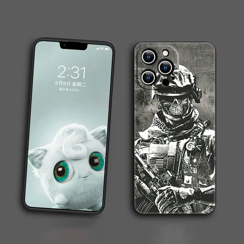Army soldier Silicone Phone Case for Iphone 14 13 12 Mini 11 Pro XS Max 7 8 6 6S Plus XR X SE 2020 2022 5 5S Black Cover best iphone 11 cases