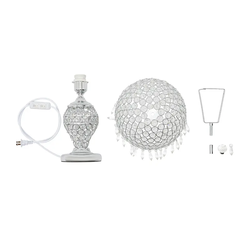 Elegant Crystal Table Lamp for Home Decor