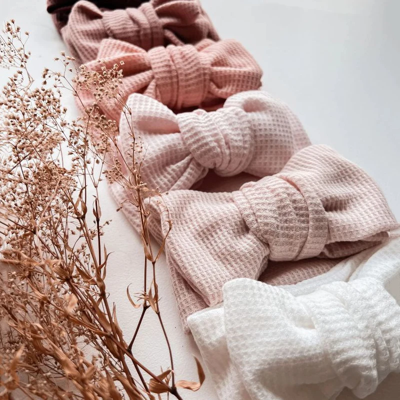Charming Baby Girl Headbands - Soft Elastic Hair Bows