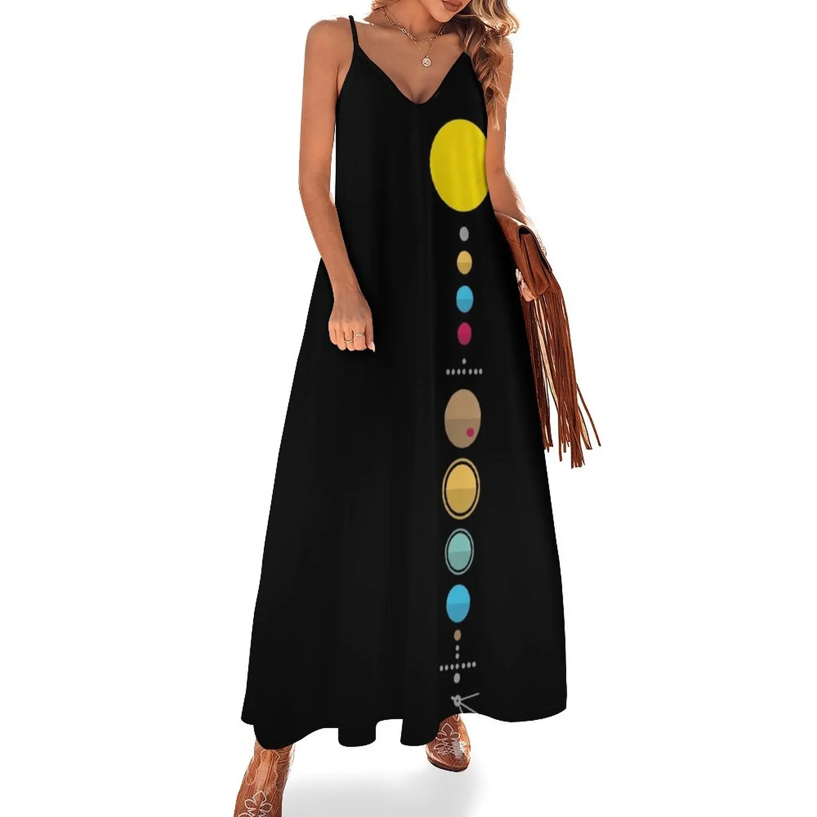 

Solar System Sleeveless Dress women's summer dress 2024 luxury dresses dress for woman