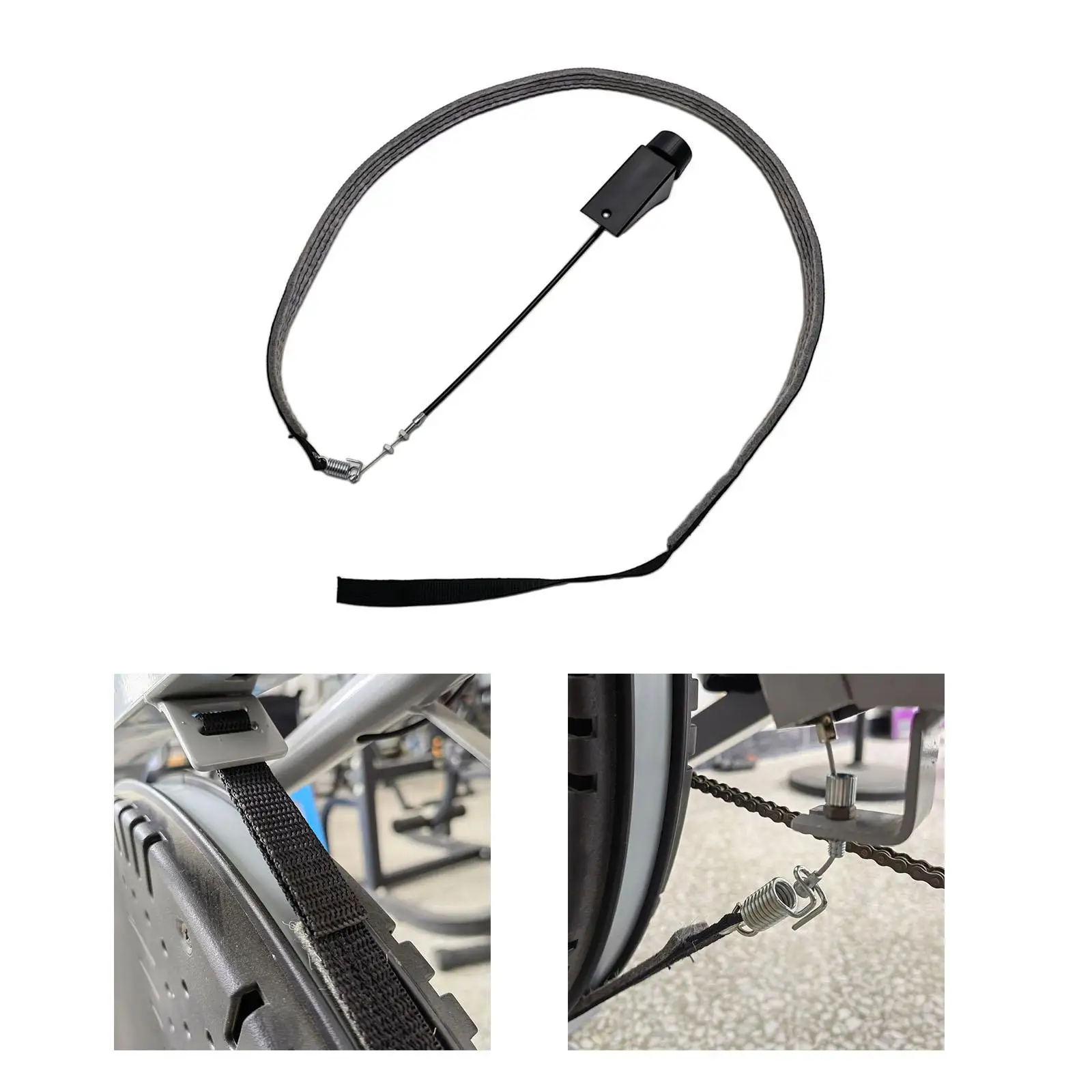 Fitness Equipment Parts Exercise Bike Brake Pads Exercise Bike Friction Belt Replacement Practical Fitness Bike Friction Band