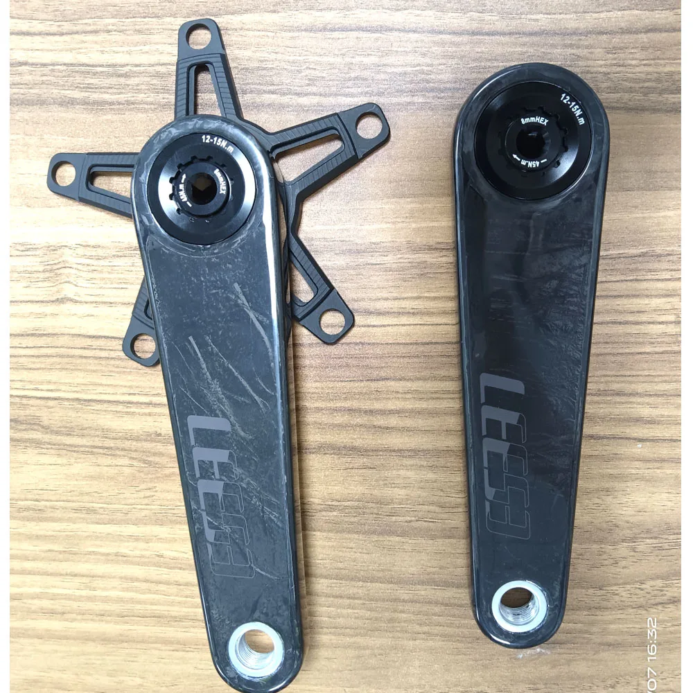 LEESE グラベル自転車 カーボン超軽量クランクセット 110BCD BCD130