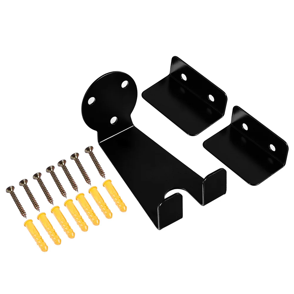 Iron Bicycle Wall Mount Holder Stand Hook Pedal Wall Mounted Storage Hanger Kits