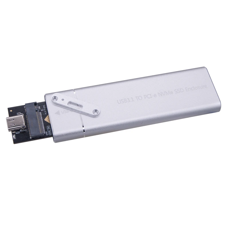 M/M + B Ű ˷̴  SSD ڽ, NVME Ŭ M.2 SSD ̽, NVME to USB 3.1 Gen2 10G, 2230 2242 2260 2280 M2 SSD, ǰ