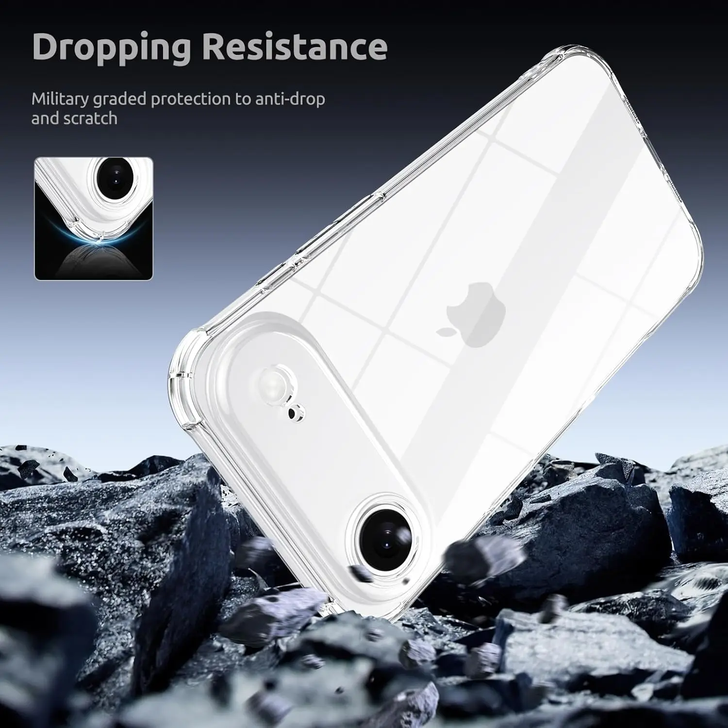 Transparent Airbag Clear Phone Case - Durable Protective Cover Accessories