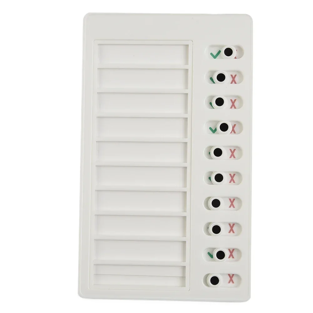 Blank Card Reusable Memo Chart Board for Daily Routine and Task Management Gift
