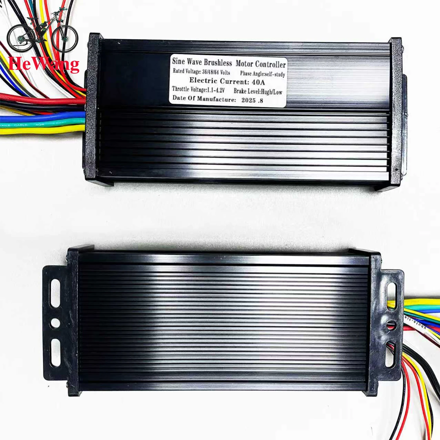 1000W-2000W 40A E-bike 3-mode sine wave brushless motor controller 36V/48V-64V