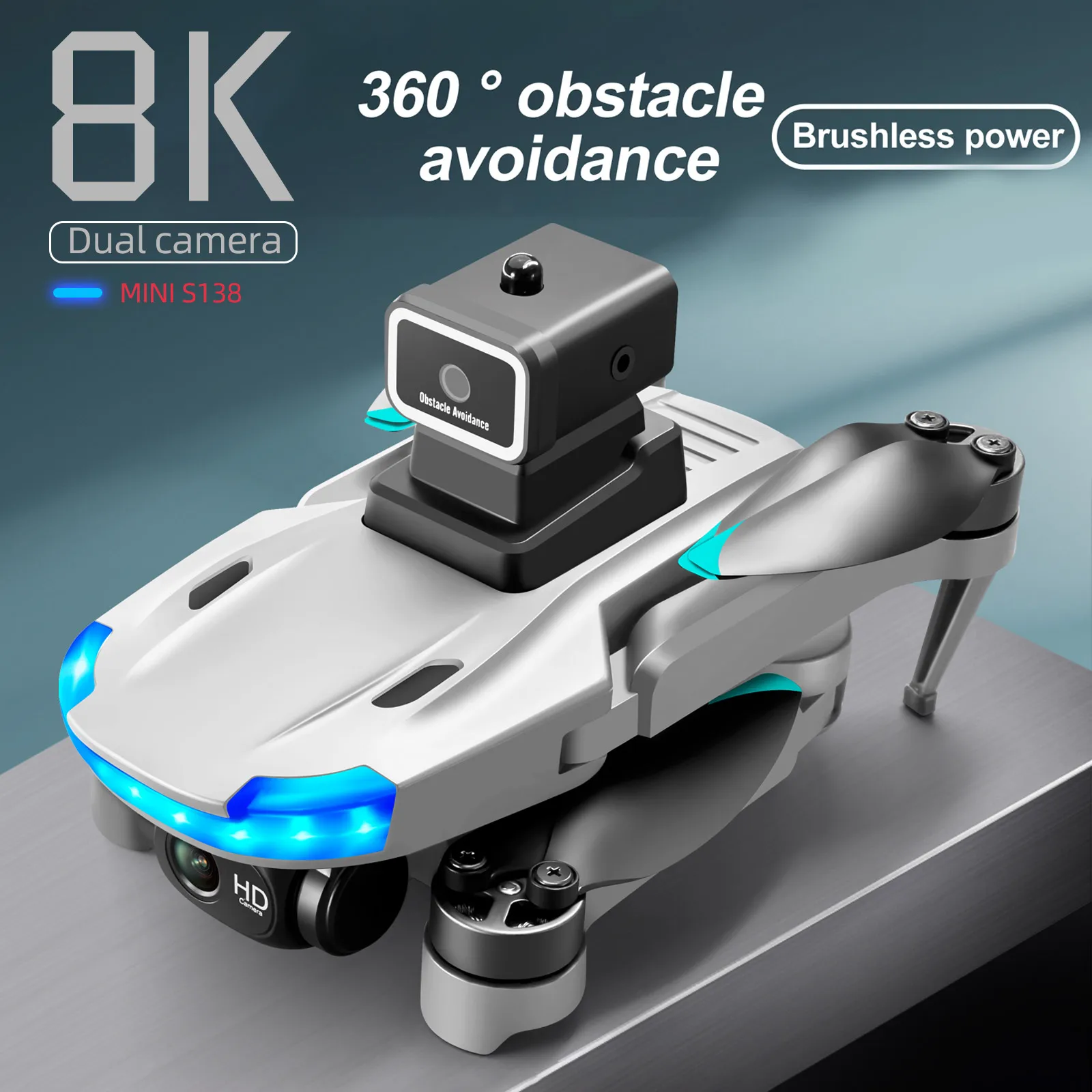 S1s Profesional Drone 4k 6k Hd Camera Wifi Obstacle Avoidance Optical Flow  Brushless Motor Mini Rc Quadcopter Vs Z908 Pro Dron - Camera Drones -  AliExpress