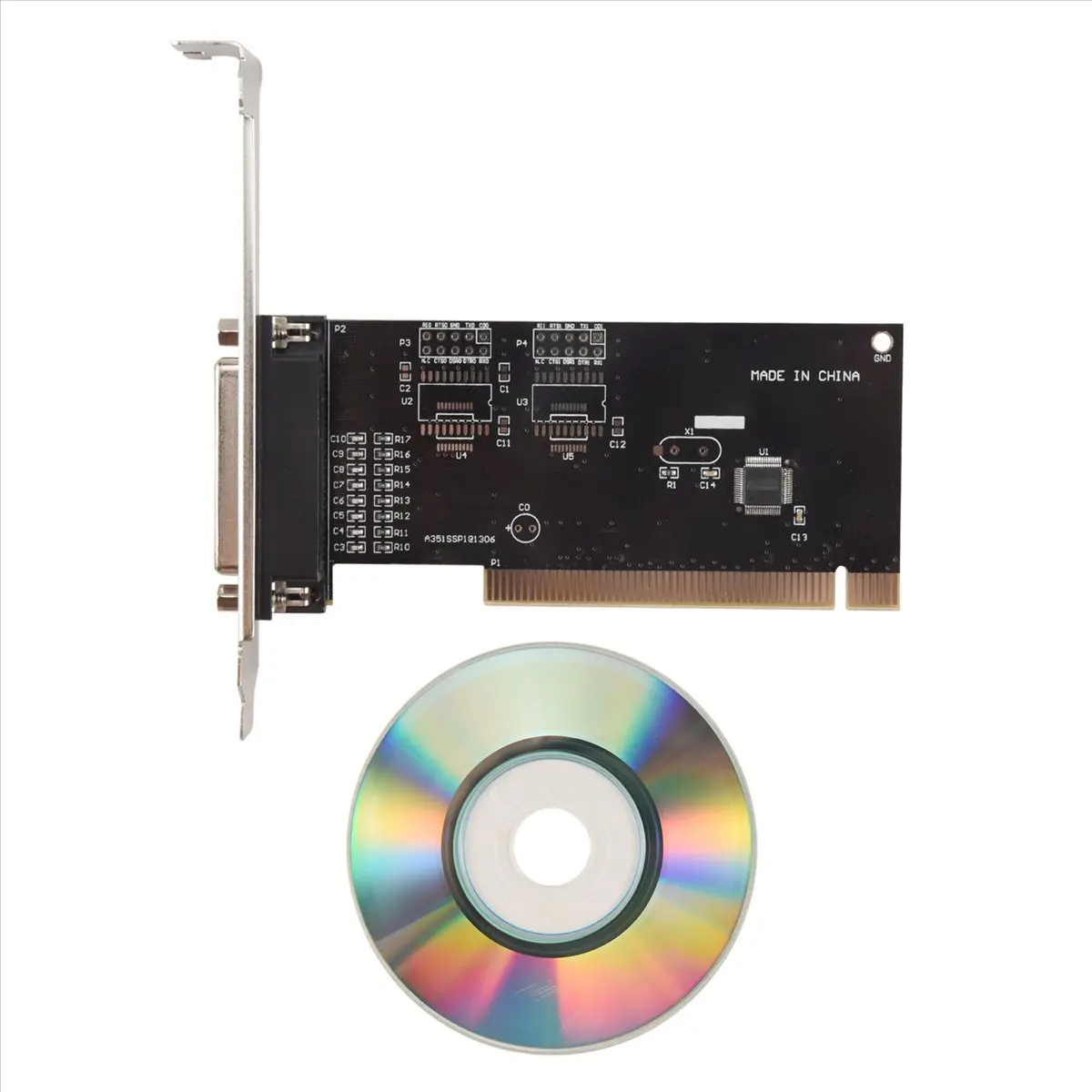 A14M Pci 확장 카드 어댑터 25핀 병렬 Lpt Pci-병렬 Db25 프린터 포트 컨트롤러 카드