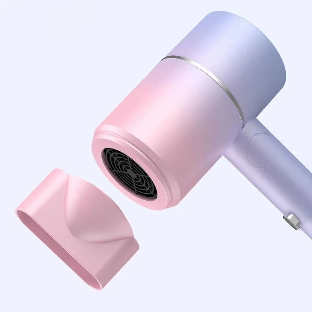 Description Picture 6 of itemFoldable Ionic Hair Dryer with Smooth Nozzle Attachment Hot and Cold Wind MIni Folding Hairdryer Colorful Negative Ion