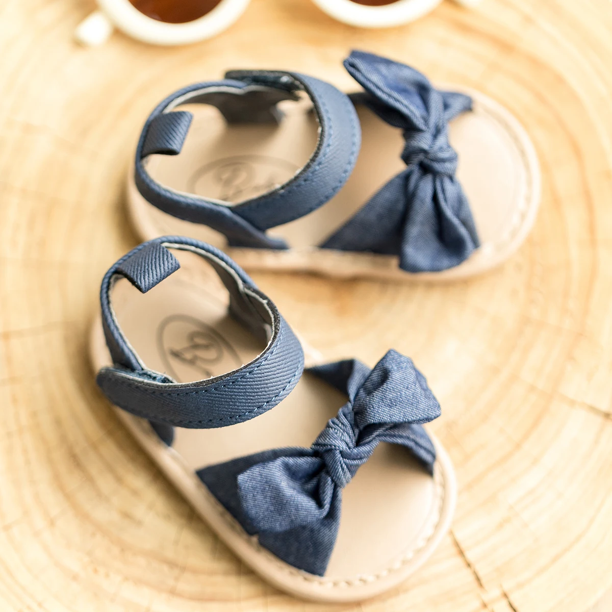 KIDSUN Summer Baby Shoes Boys Girls Garden Sandals Color Bowknot Rubber Sole Anti-slip Flat Toddler First Walker kids shoes kids sandals baby sandals