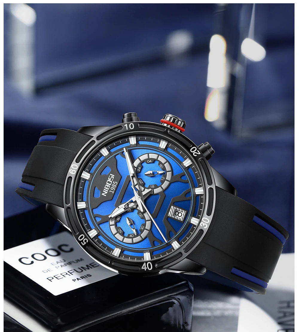 Quartz Watch with Luminous Display 2537 Nibosi