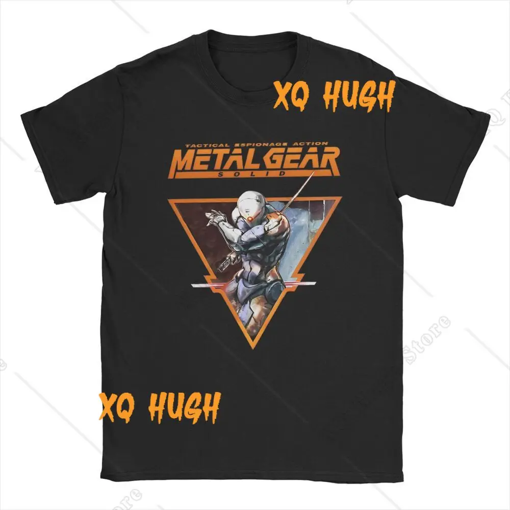 Men's Metal Gear Solid Graphic T-Shirt - Round Collar Cotton Short Sleeve Tee