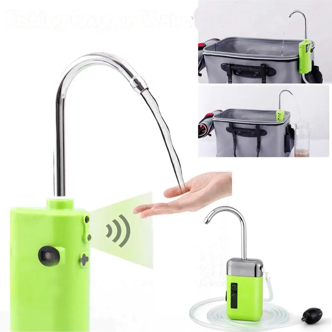 Air Pump Multi-Function Rechargeable Outdoor Fishing Accessory