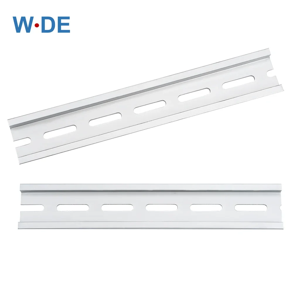 Din rail 1 Piece Din Rail Aluminium For Terminal Block Relay C45 DZ47 Thickness 1.5mm NS35 Aluminium Material 35mm Universal Type